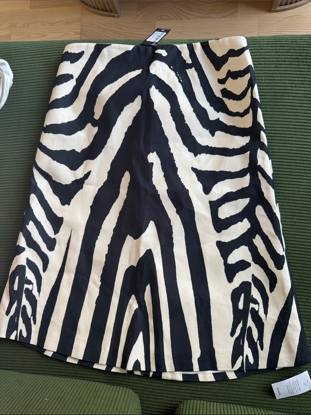 Black & Cream Zebra Print Women’s Dress